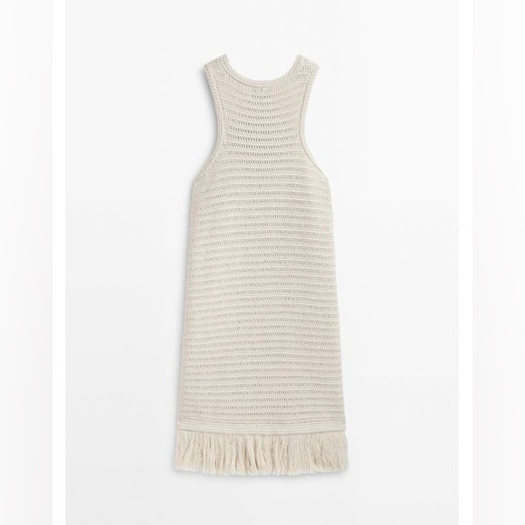 NWT Massimo Dutti Studio Crochet Knit Dress - Size S - Picture 5 of 5